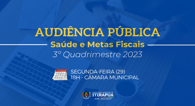 audiência pública saúde e metas fiscais