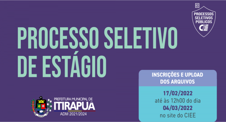 processo seletivo de estágio