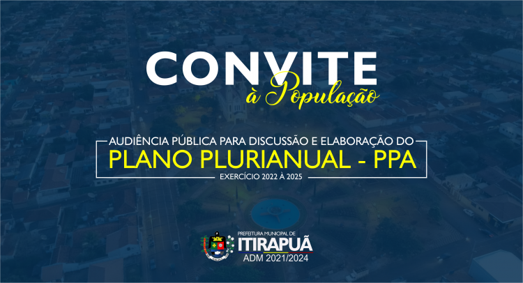 Audiência Pública Plano Plurianual Exercício 2022 à 2025