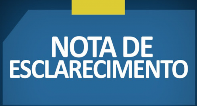 Nota de esclarecimento